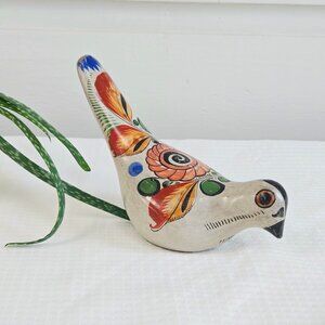 3/$55💗 Vintage Tonalá Ceramic Dove – 20 × 15 cm – GUC
